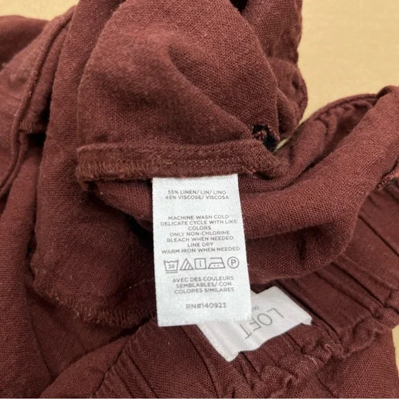 Two Pack Loft Linen Blend Shorts - Picture 6 of 12